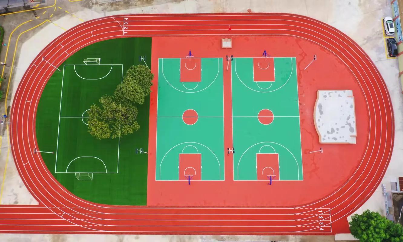 盐城市学校塑胶跑道篮球场 - 价格